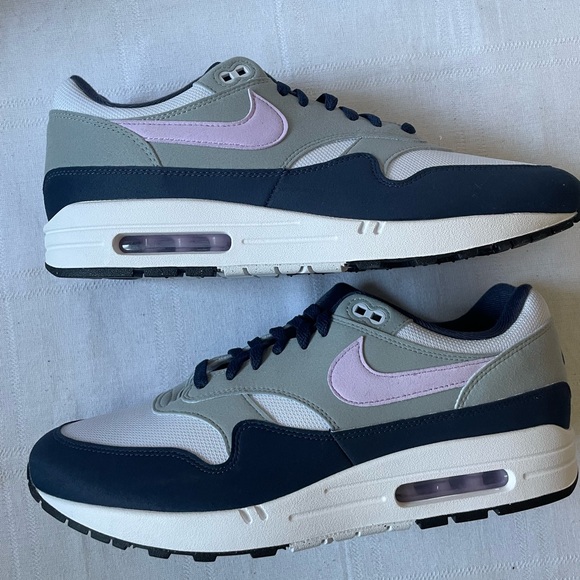 Nike Air Max 1 Grey Lilac Bloom Purple Shoes Sneakers Men’s Size 13 FD9082-001 - Picture 6 of 8